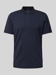 Regular Fit Poloshirt mit Label-Detail von Marc O'Polo Blau - 6