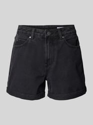 Relaxed Fit Jeansshorts aus Baumwoll-Mix Modell 'ZURI' von Vero Moda - 6