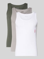 Top typu tank, krój regular fit, zestaw 3 szt., z czystej bawełny od HUGO - 40
