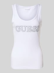 Tanktop mit Logo und Ziersteinbesatz von Guess - 33