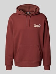 Hoodie met labelprint, model 'DONUT HOUSE' van Dickies Bordeaux - 7