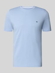 T-Shirt mit Rundhalsausschnitt und Label-Stitching von Fynch-Hatton - 38
