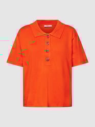 Strickshirt mit Polokragen von Esprit Orange - 46