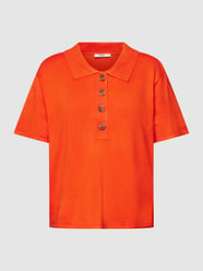 Strickshirt mit Polokragen von Esprit Orange - 36