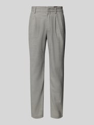 Slim Fit Hose aus Woll-Mix Modell 'Tolino' von g1920 Grau - 1