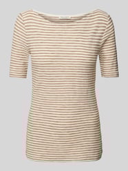 Regular Fit T-Shirt aus reiner Baumwolle von Marc O'Polo Beige - 32