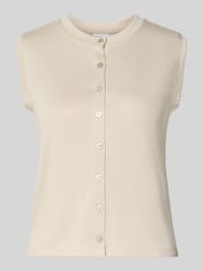 Regular fit top met viscose model 'PIMI' van PIECES Beige - 15