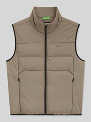 Regular fit bodywarmer met opstaande kraag model 'OW_Urbanex' van BOSS Green Beige - 43