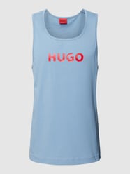 Tank Top mit Label-Print Modell 'BAY BOY' von HUGO Blau - 17