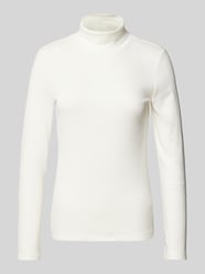 Regular Fit Langarmshirt mit Baumwolle von Tom Tailor Beige - 6