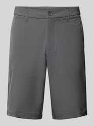 Regular Fit Shorts mit Gürtelschlaufen Modell 'Commuter' von BOSS Green Grau - 8