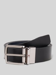 Gürtel aus echtem Leder mit Logo-Applikation von Tommy Hilfiger - 12