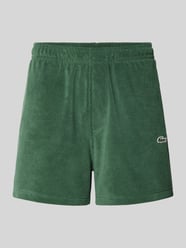 Regular Fit Shorts mit elastischem Bund von Lacoste Grün - 16