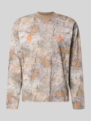 Longsleeve mit Logo- und Motiv-Print von ANOTHER COTTON LAB Beige - 34