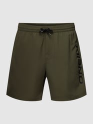 Badehose mit Label-Print Modell 'Cali' von ONeill Grün - 38