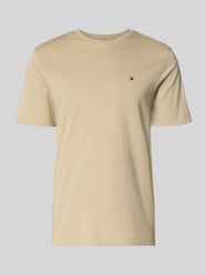 Regular Fit T-Shirt aus reiner Baumwolle von Tommy Hilfiger Beige - 14