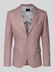 Slim Fit 2-Knopf-Sakko mit Pattentaschen von Zuitable Pink - 41