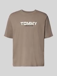 Regular fit T-shirt van puur katoen van Tommy Jeans Beige - 10