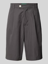 Straight Fit Bermuda mit Bundfalten von ANNARR - 33