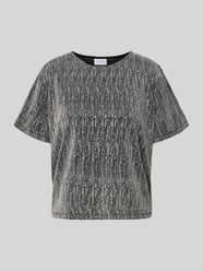 Cropped T-Shirt mit Rundhalsausschnitt Modell 'SILNA' von VILA - 23