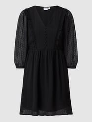 Kleid aus Chiffon Modell 'Minia' von Vila Grau / Schwarz - 26
