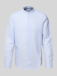 Casual Fit Freizeithemd aus Leinen-Baumwoll-Mix von Jake*s - 17