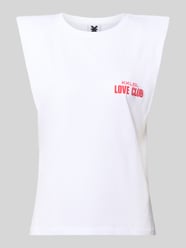 Top z nadrukiem z napisem model 'Love Club' od Karo Kauer - 2