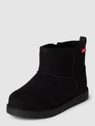 Boots met voering van teddybont, model 'NEW WAVE' van Levi's® Grijs / zwart - 32