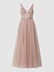 Abendkleid aus Tüll mit Strasssteinen  von Unique Lila - 28