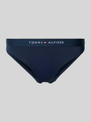 Figi bikini z elastycznym pasem z nadrukiem z logo od Tommy Hilfiger - 30