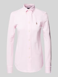 Polohemd mit Button-Down-Kragen von Polo Ralph Lauren Rosa - 28