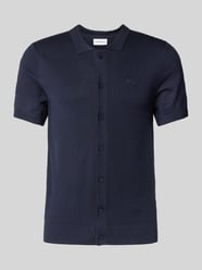 Slim Fit vrijetijdsoverhemd met gestikt logo model 'vero' van Lindbergh - 21