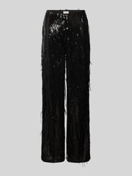 Stoffen broek met pailletten van Milano Italy - 9