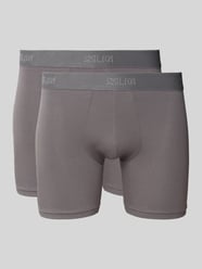 Boxershort met logostitching in een set van 2 stuks, model 'Sloggi' van SLG - 45