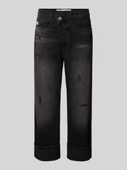 Jeansy o kroju straight fit z asymetrycznym pasem model ‘CROSSFIT’ od Goldgarn - 47