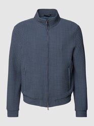 Jacke mit Strukturmuster von Emporio Armani Blau - 42