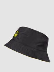 KARL LAGERFELD x SMILEY® Fischerhut mit Bio-Baumwolle - beidseitig tragbar von Karl Lagerfeld Schwarz - 44