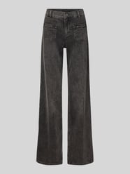 Flared jeans met opgestikte zakken, model 'LIZ SMART BUCKLE' van Angels - 45