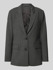 Blazer met reverskraag, model 'RITA' van Selected Femme Grijs / zwart - 27