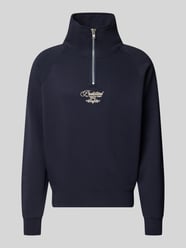 Sweatshirt met opstaande kraag en ritssluiting van PROHIBITED - 6