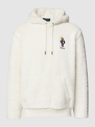 Hoodie aus Teddyfell von Polo Ralph Lauren Weiß - 41