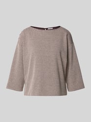 Sweatshirt met 3/4-mouwen, model 'TADITA' van OPUS Bordeaux - 30