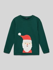 Sweatshirt met ribboorden van Blue Seven - 36