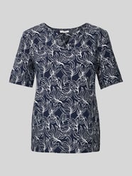 Bluzka o kroju slim fit z kołnierzem z lamówką od Christian Berg Woman - 14