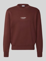 Regular Fit Sweatshirt aus Baumwoll-Mix Modell 'Soho' von JACK & JONES Bordeaux - 20