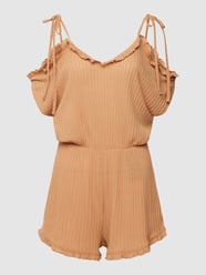 Playsuit mit Strukturmuster Modell 'BREEZE' von Pieces Braun - 11