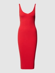 Mini-jurk met hartvormige hals van Vero Moda Rood - 30