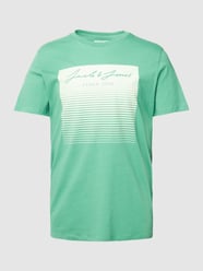 T-Shirt mit Rundhalsausschnitt Modell 'STOKE' von Jack & Jones Grün - 24