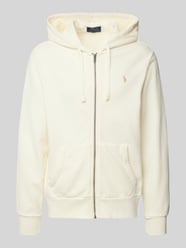 Sweatjacke mit Logo-Stitching von Polo Ralph Lauren Beige - 40