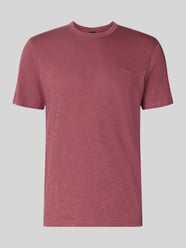 Regular fit t-shirt van katoenmix model 'Tegood' van BOSS Orange Bordeaux - 24